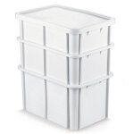 Bac gerbable alimentaire norme europe - 25 l Bac gerbable alimentaire norme europe - 25 l