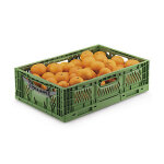 Bac plastique ajour gerbable pliable norme europe 600 x 400 x 180 mm - 35 l