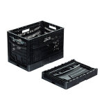 Bac plastique ajouré gerbable pliable recyclé - 79 l Bac plastique ajouré gerbable pliable recyclé - 79 l