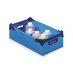 Bac plastique alvéolaire gerbable bleu 500 x 290 x 135 mm - 18 l Bac plastique alvéolaire gerbable bleu 500 x 290 x 135 mm - 18 l