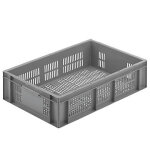 Bac plastique gerbable ajouré norme europe 600 x 400 x 150 mm 27 l Bac plastique gerbable ajouré norme europe 600 x 400 x 150 mm 27 l
