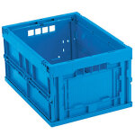 Bac plastique gerbable pliable sans couvercle 400 x 300 x 220 mm - 20 l