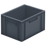 Bac pp poignees fermees 400 x 300 x 235 mm - gris 20 l Bac pp poignees fermees 400 x 300 x 235 mm - gris 20 l