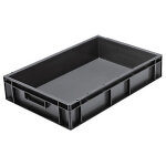 Bac pp poignees ouvertes 600 x 400 x 118 mm - gris 21 l Bac pp poignees ouvertes 600 x 400 x 118 mm - gris 21 l