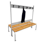 Banc à patères dimensions 1200 x 450 x 450 mm Banc à patères dimensions 1200 x 450 x 450 mm