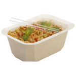 Barquette carton scellable food k - 375 cc