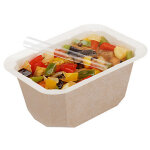 Barquette carton scellable food k - 500 cc