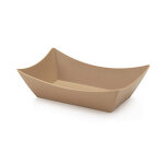 Barquette plastique réutilisable beige 700 cc Barquette plastique réutilisable beige 700 cc
