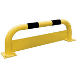 Barri�re de protection acier - barri�re droite avec plaque 1000 x 350 mm