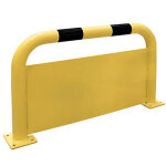 Barri�re de protection acier - barri�re droite avec plaque 1000 x 600 mm