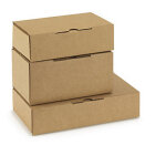 Bo�te carton avec calage mousse recycl�e - 200 x 140 x 60 mm