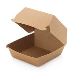 Bote hamburger en carton - 118 x 117 x 77, 5 mm