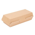 Bo�te hamburger en carton - 265 x 122 x 70 mm