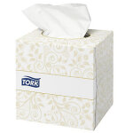 Bote de mouchoirs tork blanc 100 formats 11 x 11 cm