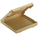 Boîte à pizza kraft - 32, 7 x 32, 2 x 3, 5 cm Boîte à pizza kraft - 32, 7 x 32, 2 x 3, 5 cm