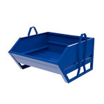 Caisse - palette m�tallique � bec 1275 x 1000 x 740 mm - 400 l - bleu