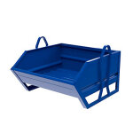 Caisse - palette mtallique  bec 1275 x 1000 x 740 mm - 400 l - jaune