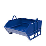 Caisse - palette mtallique  bec 870 x 710 x 690 mm - 200 l - bleu