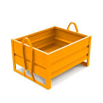 Caisse - palette métallique dimensions extérieures 875 x 510 x 690 mm charge utile 800 mm Caisse - palette métallique dimensions extérieures 875 x 510 x 690 mm charge utile 800 mm
