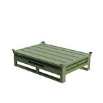 Caisse - palette mtallique rabattable