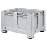 Caisse - palette plastique 1200 x 800 x 760 mm - 4 pieds, parois pleines 480 l Caisse - palette plastique 1200 x 800 x 760 mm - 4 pieds, parois pleines 480 l