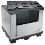Caisse - palette plastique pliable 1200 x 800 x 900 mm - 621 l Caisse - palette plastique pliable 1200 x 800 x 900 mm - 621 l