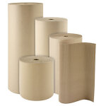 Carton ondul� simple face 276 g / m� - �paisseur 2, 8 mm - laize 100 cm