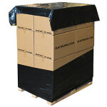 Coiffe palette en rouleau format  plat - noir 1400 x 1600 mm