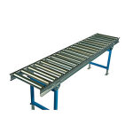 Convoyeur droit  rouleaux libres acier - larg. 400mm long. 2000mm