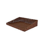 Corbeille de prsentation marron 40 x 30 x 3 / 9 cm