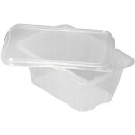 Couvercle grand format pour barquette scellable transparente - 197 x 142 x 12 mm