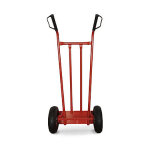 Diable acier 250 kg - rouge bavette fixe 510 x 520 x 1140 mm