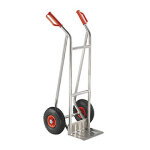 Diable aluminium 200 kg - dimensions de la bavette 280 x 260 Diable aluminium 200 kg - dimensions de la bavette 280 x 260