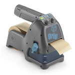 Distributeur portable de bande gomm�e grip taper� pour bande de 60 mm de largeur