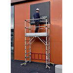 chafaudage roulant tlescopique hauteur de travail 4 m