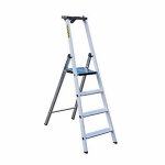 Escabeau compact 2 marches hauteur de travail 2, 6 m