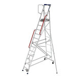 Escabeau roulant - 12 marches