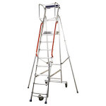 Escabeau roulant - 8 marches