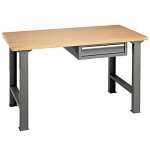 tabli multi - usages - avec bloc - tiroir 1500 x 750 mm