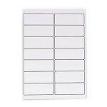 �tiquette adh�sive v�lin en planche - 138, 1 x 99, 1 mm