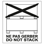 �tiquette d'exp�dition sp�ciale palette - 114 x 130 mm