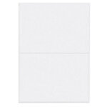 Etiquette polyester blanc mat