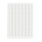 Etiquette polyester blanc mat
