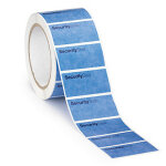 Étiquette de sécurité papier - 30 x 60 mm Étiquette de sécurité papier - 30 x 60 mm