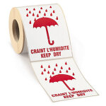 tiquette de signalisation -  parapluie  90 x 130 mm