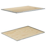 Fond + couvercle pour caisse bois contreplaqu homologue onu - 600 x 400 x 400 mm