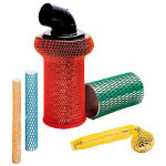 Gaine de protection en plastique recycl� jaune