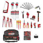 Kit d'outils sanitaire et chauffage smartbag ks tools 125 pieces