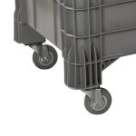 Lot de 4 roulettes pour caisse - palette standard