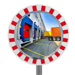 Miroir de s�curit� rond plexiglass anti - uv diam�tre 60 cm
